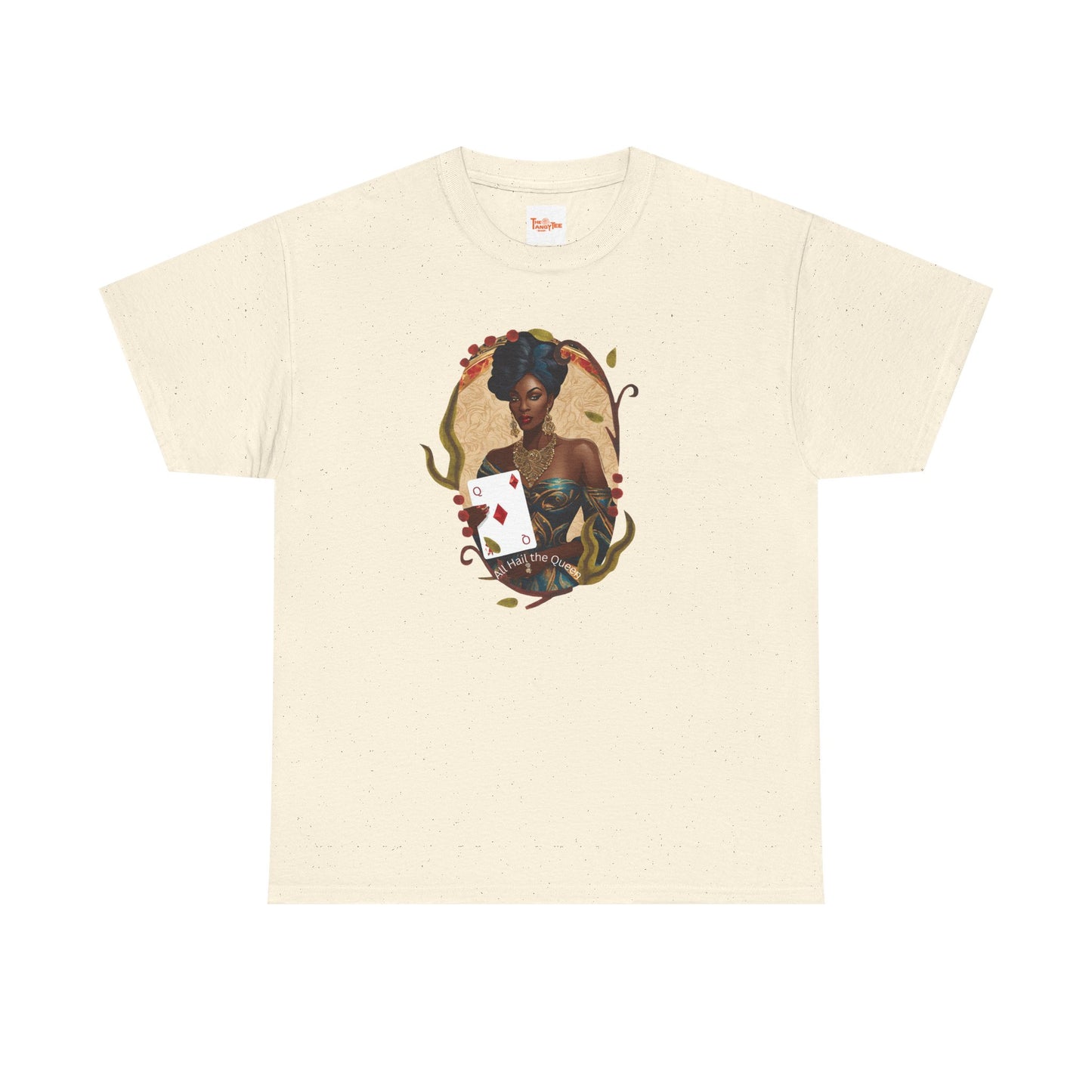 Graphic Tee - All Hail the Queen - Black Woman Playing Card Design