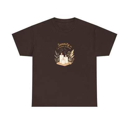Serenity Candle Cotton Tee