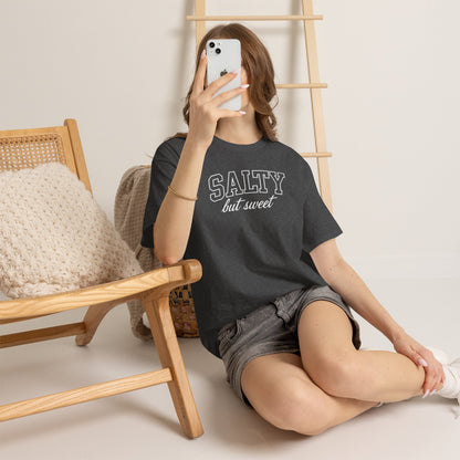 Salty But Sweet Tee — Funny Beach Vibe Cotton T‑Shirt