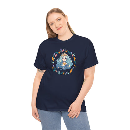 Mermaid Face Tee — Sea Life Graphic T-Shirt