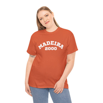 T-Shirt - Madeira 2000 Unisex Heavy Cotton Tee, Portuguese Travel