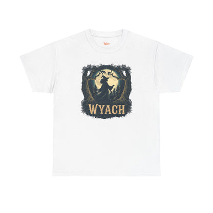 Wyach Night Witch Tee — African American Silhouette Forest Graphic T-Shirt