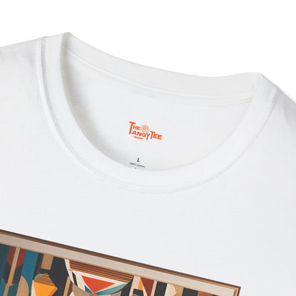 Art Deco Woman Colorful Respite Graphic T-Shirt