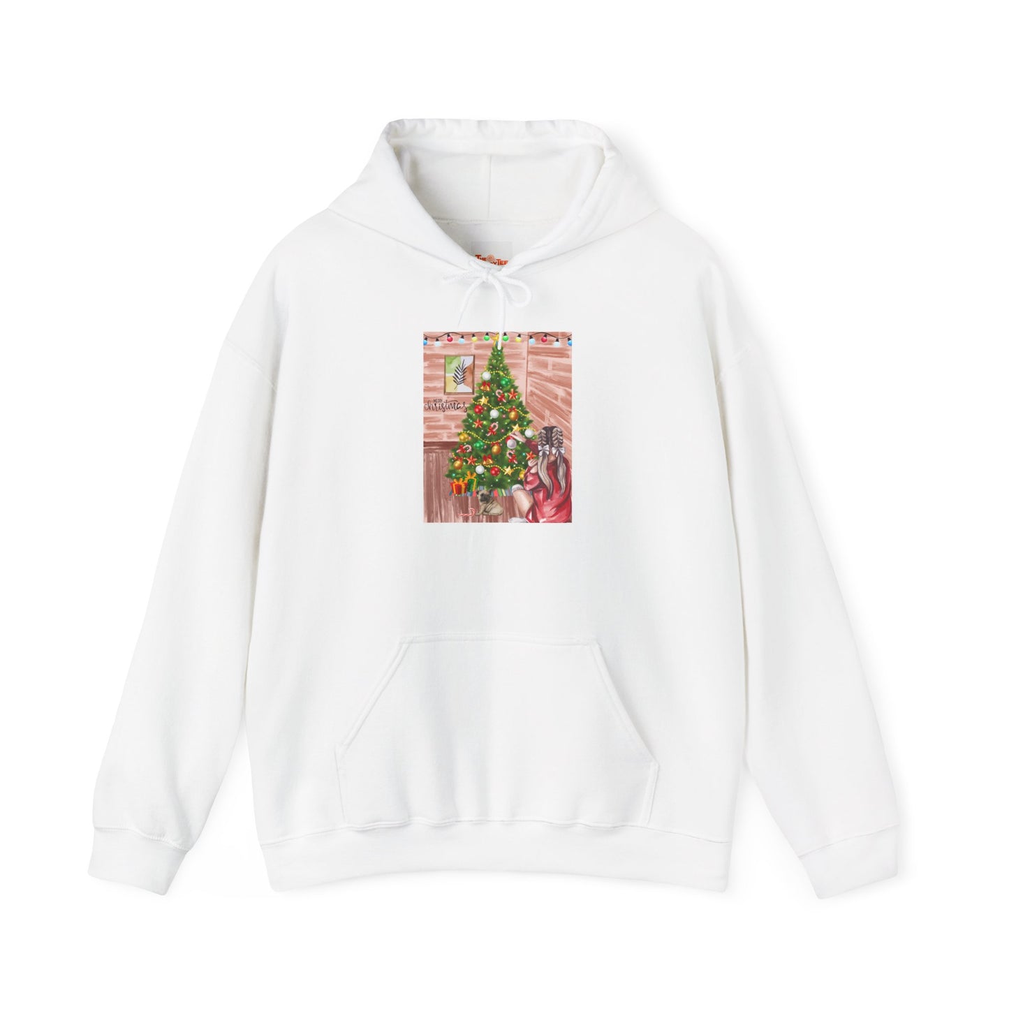 Christmas Girl Hoodie Sweatshirt - Merry Christmas Graphic