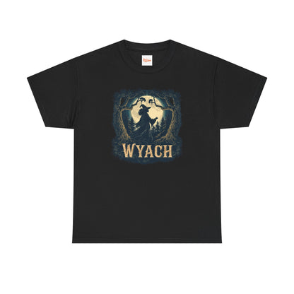 Wyach Night Witch Tee — African American Silhouette Forest Graphic T-Shirt